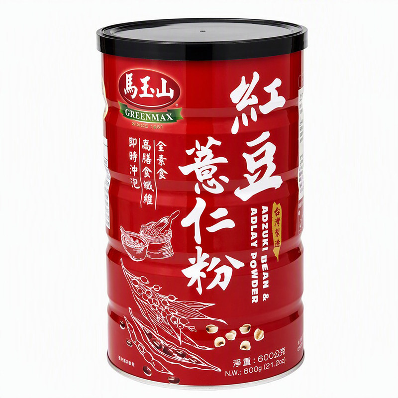 台湾进口马玉山红豆薏仁粉600g全素代餐五谷粉营养粉饱腹即冲食品