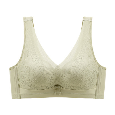 中厚3cm小胸平胸专用美背聚拢不空杯文胸罩背心无钢圈内衣女8836