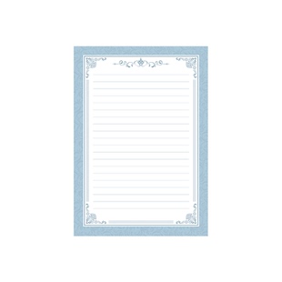 欧式横线格作品纸A4复古花边信纸单线作文稿纸复古书法作品展示纸