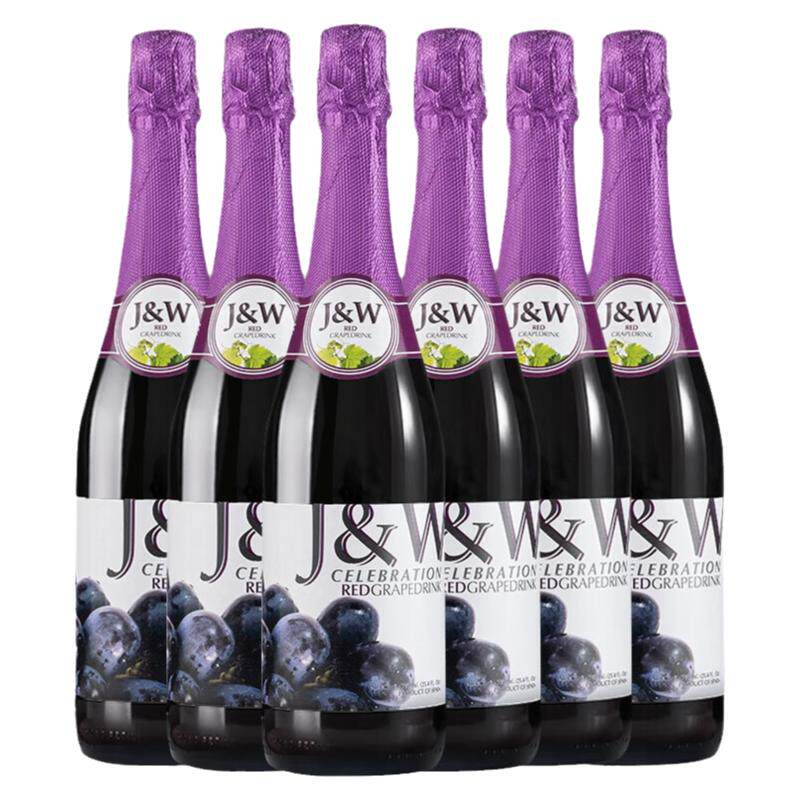 艾加无醇起泡葡萄汁750ml*6支