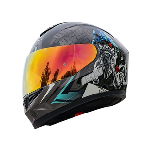 艾狮电动车全盔男士带蓝牙3c认证防雾保暖带围脖秋冬季摩托车头盔