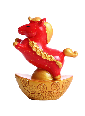 迷你2026马年吉祥物马上有钱公仔