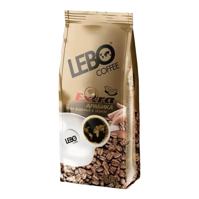 LEBO COFFEE俄罗斯原装进口立泊炭烧咖啡豆阿拉比卡豆Extra250g