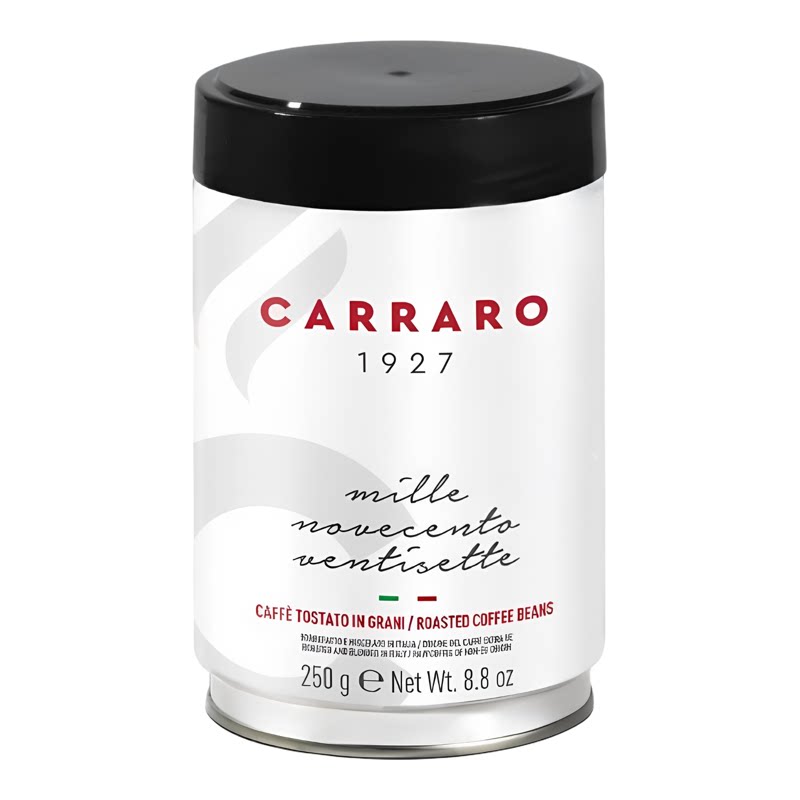 CARRARO意大利进口250克咖啡豆低咖啡因慢烘细腻浓香醇厚浓郁饮料