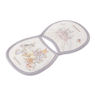 Domicoco婴儿哺乳手臂凉席抱娃垫宝宝天丝苎麻新生儿喂奶手臂席