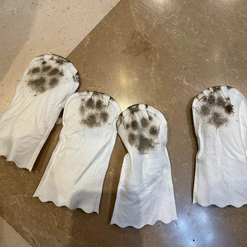 宠物狗狗一次性鞋套防脏脚套外出遛狗神器小狗袜子防水防脏滑鞋子