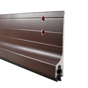 挡老鼠门底门缝密封条自粘铝合金防老鼠门挡木门玻璃门防风防尘条