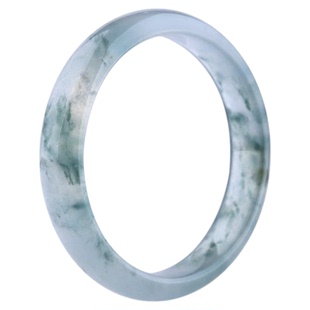 缅甸高冰种飘花翡翠手镯平替非洲翠送礼石英岩玉处理灵动飘逸水润