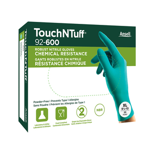 Ansell安思尔92-600VP一次性手套加厚丁腈橡胶可食品工作化工劳保