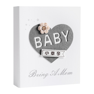 孕期日记怀孕记录册孕妇日记本纪念册手账记录本手册手工DIY笔记本准妈妈日志手账本宝宝孕妈生日礼物创意