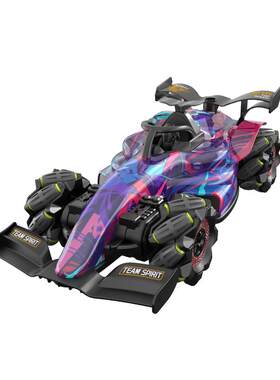 F1赛车遥控漂移车炫酷喷雾男玩具