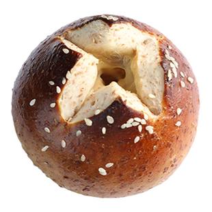 焙叔的店全麦芝士香肠碱水球面包早餐营养健身代餐轻食纯手作欧包