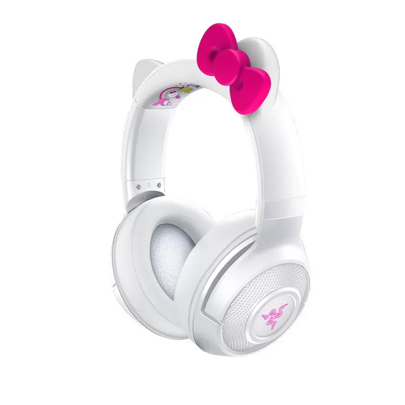 Razer雷蛇三丽鸥Hello Kitty限定款头戴式手机蓝牙无线耳机麦RGB
