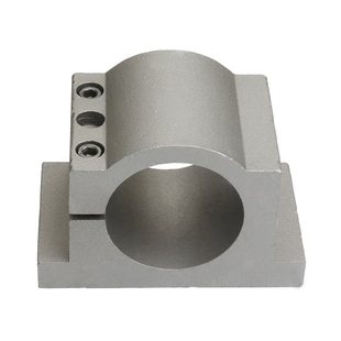 雕刻机主轴夹具62/65/80/100/125电主轴铸铝夹具抱座 电机固定座
