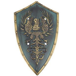 新款黑暗之魂3金翼图纹盾仿真玩具模型收藏工艺品武器装备COS道具