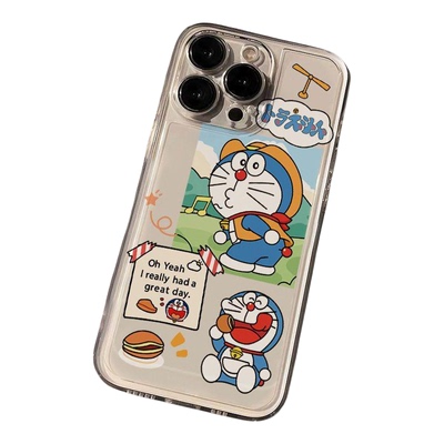 农民哆啦a梦适用苹果16手机壳iphone15promax套14/13/1211华为荣耀300新款opporeno10小米15红米k80/vivos17