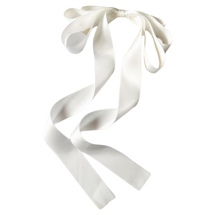 仙女垂耳兔蝴蝶结发夹飘带头饰可爱颅顶夹子甜美新娘拍照长款发饰