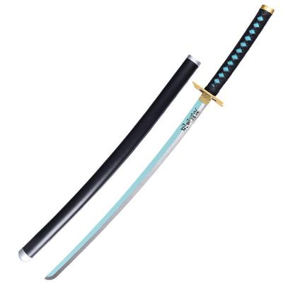 鬼灭之刃日轮刀锻刀篇COS动漫霞柱时透无一郎武器道具木质未开刃