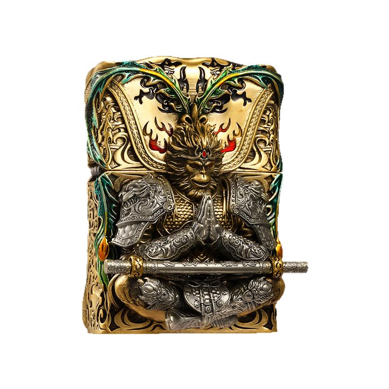 zippo打火机夜光斗战胜佛