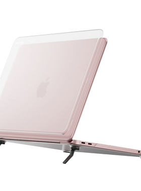 VOKAMO沃咔曼适用MacBook neo苹果笔记本电脑保护壳带支架磨砂硬壳apple透明保护套13寸A18超薄mac高颜值配件