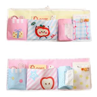 默默爱 收纳挂袋学生宿舍好物床上铺收纳篮悬挂式床边围栏置物架