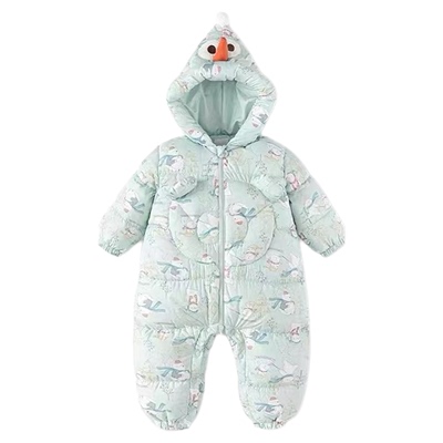 婴幼儿宝宝羽绒连体衣冬季外出服