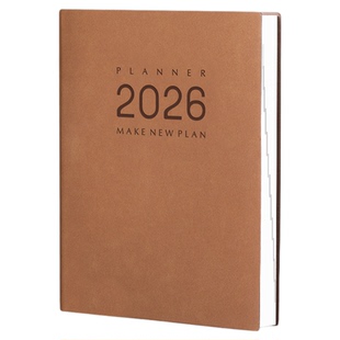 2026年日程本定制工作日志本计划本时间管理效率手册日历记事本自律a5b5笔记本子商务会议笔记本定制日历本