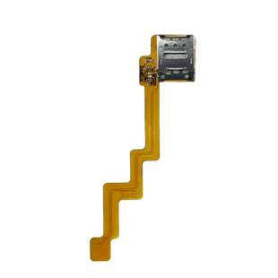 17promax美版超薄单卡槽配件卡贴机内置ic颅内改卡排线卡槽座mepm