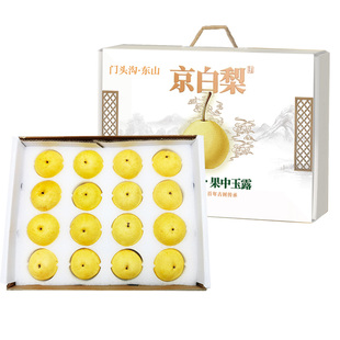 门头沟京白梨 军庄镇东山村梨子 新鲜当季水果