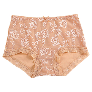蝶安芬女士内裤女网纱透明纯棉大码性感情侣中腰少女内裤女生纯棉
