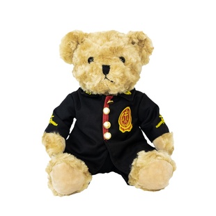 法官小熊毛绒玩偶单位普法宣传活动小礼物支持定制logo法院小公仔