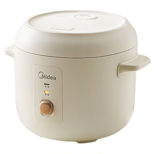 美的电饭煲1到2人迷你小型智能家用宿舍2升新款带蒸笼旗舰店正品