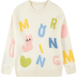 GreatFamily歌瑞家童装秋季女套头线衫乐友