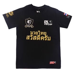VSZAP棉莲花健身短袖T恤MMA泰拳格斗搏击散打UFC拳击服老虎毒液