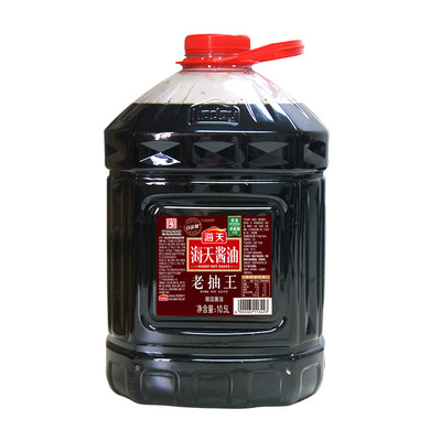 海天老抽王酱油10.5L大桶调味料