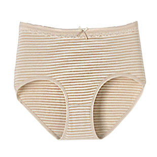 顶呱呱女士内裤彩棉抗菌妈妈内裤中高腰三角裤胖妹妹底裤衩短裤