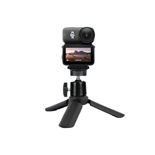 手持自拍杆支架适用DJI大疆Nano桌面三脚架360度万向旋转云台Osmo横竖拍摄专用三角架底座运动相机拍摄配件