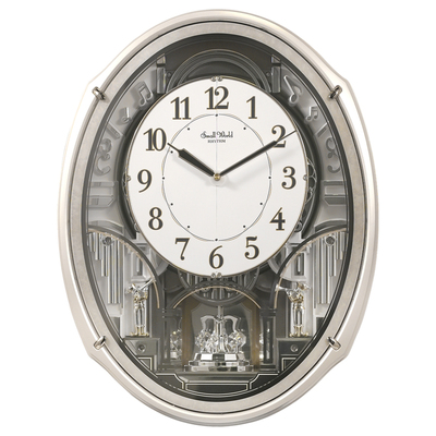 RHYTHM丽声高端大气音乐报时挂钟