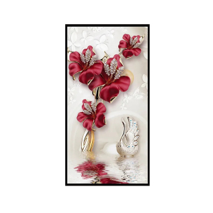 玄关门贴3d立体墙贴画自粘遮丑客厅入户走廊过道装饰背景墙壁纸画