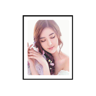 钻石画定制真人照片2025新款情侣宝宝婚纱照手工点贴钻十字绣满钻