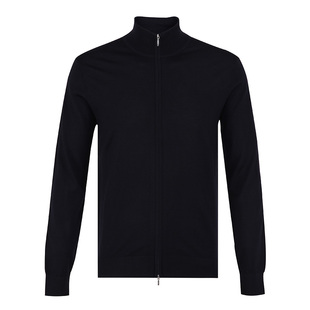 【100%羊毛开衫】callisto卡利斯特四季款男士毛衣立领拉链针织衫