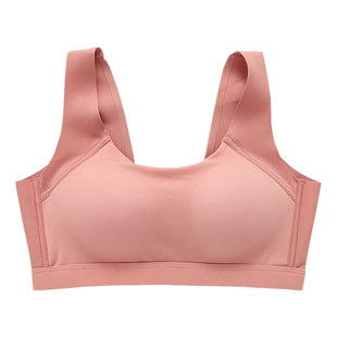 富嘉嘉1330一片式无痕背心文胸无钢圈薄杯胸罩跑步运动防震女内衣