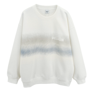 春款2026快乐印象男大童圆领卫衣少年初高中生扎染休闲长袖体恤潮