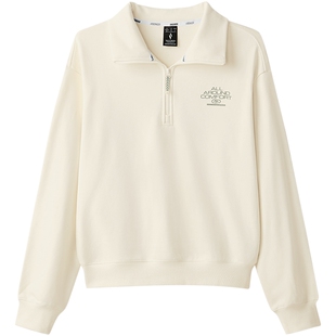 SKECHERS斯凯奇女子运动休闲套头衫卫衣L424W002-00V7