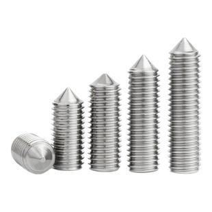 304/201不锈钢内六角尖端紧定螺丝钉机米无头顶丝3M4M5M6M8M10M12