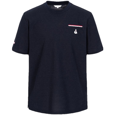 时尚简约滨波短袖撞色T恤