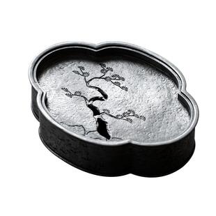 复古老锡壶承中式纯锡杯垫养壶茶承干泡台建水托盘壶垫蓄水小茶台