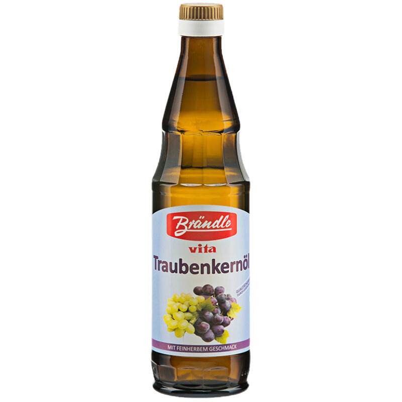 布兰德勒Brǎndle德国进口葡萄籽油热炒食用油基础油葡萄籽500ml