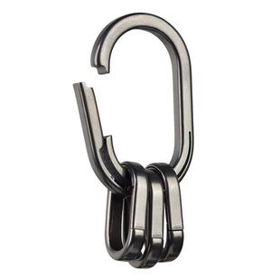 钛合金汽车钥匙圈连接环适用于奔驰奥迪大众保时捷快拆窄边咔啪扣