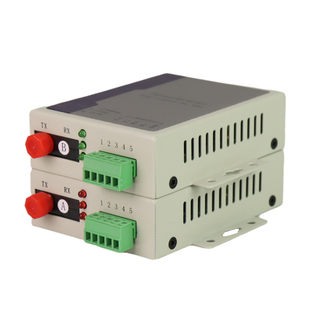 拓轩多功能双向485数据光端机1路2路4路8路带百兆千兆网口RS232串口光猫转光纤延长传输光纤收发器20KM